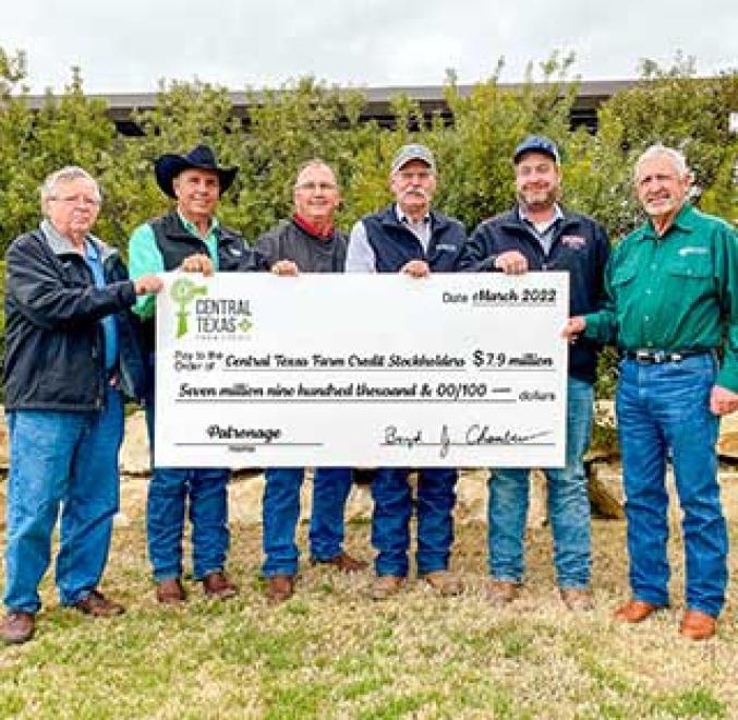 Central Texas Farm Credit Returns 7 point 9 Million Dollars to Customers