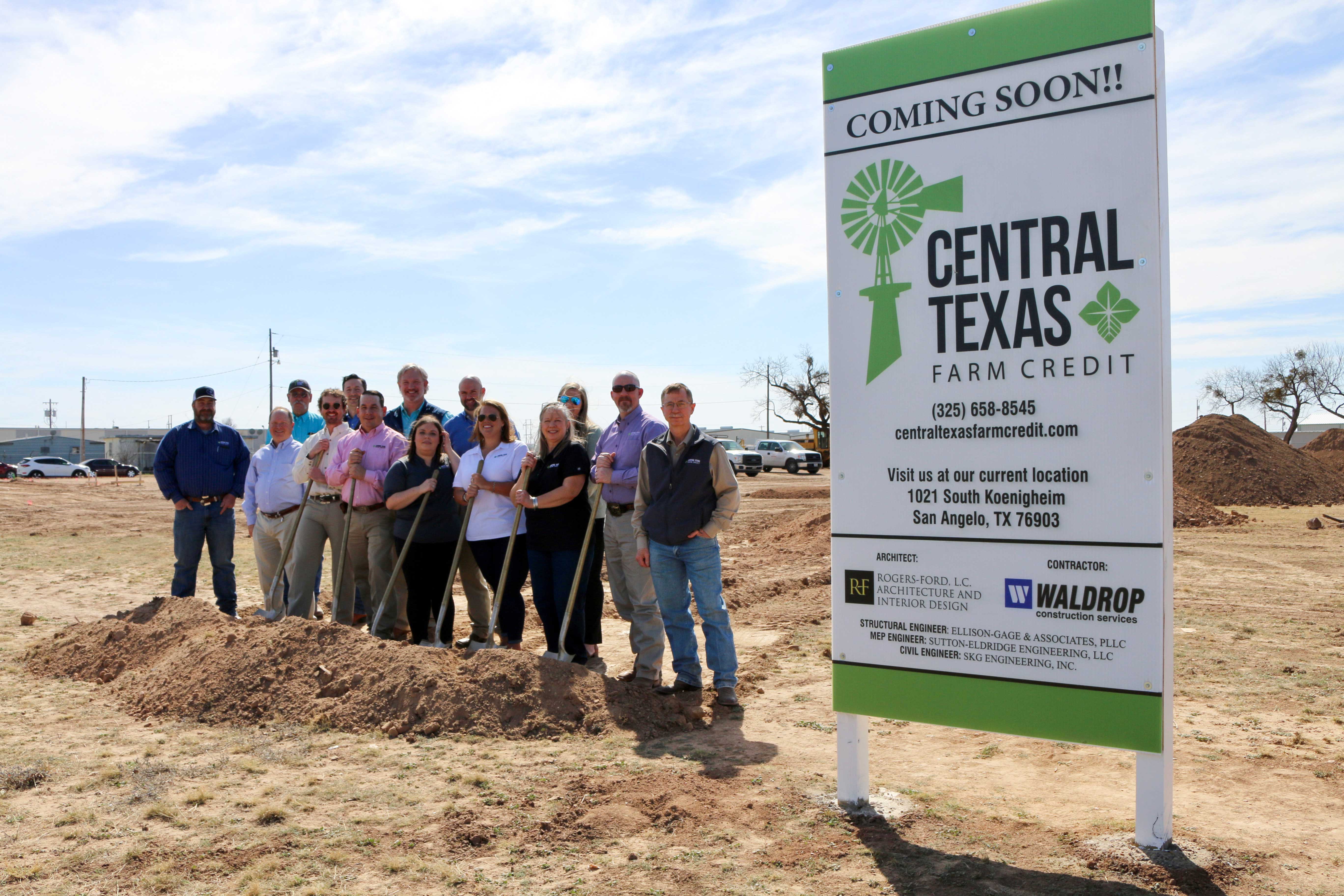 CTFC Breaks Ground on New San Angelo Office Building